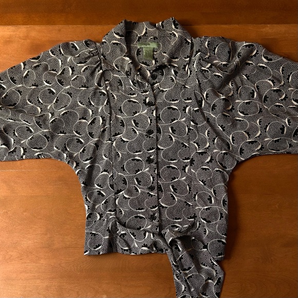 Anthropologie Maple 100% Silk Blouse - Picture 9 of 10